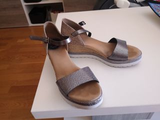 Sandalias de piel