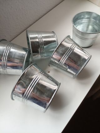5 vasitos laton