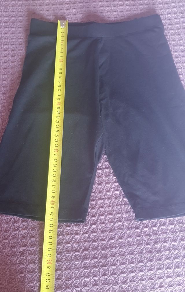 pCk 2 mallas ciclistas algodón negras Lefties