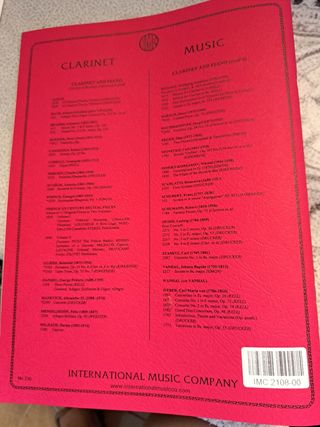 32 studies for clarinet