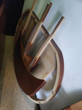 mesa grande de madera buena