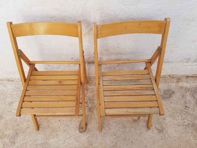 Silla de jardín de madera