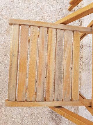 Silla de jardín de madera