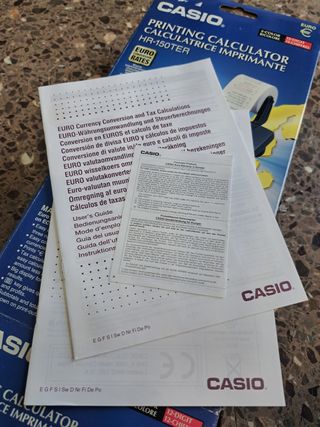 Calculadora Casio con sistestema Impresion