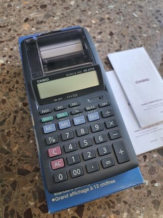 Calculadora Casio con sistema de impresion