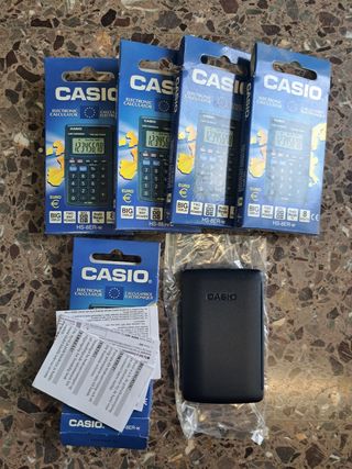 5 calculadoras de mano Casio