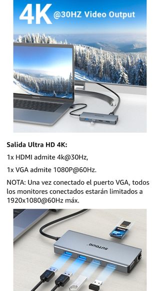 12 en 1 docking station