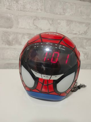 Radio despertador Spiderman