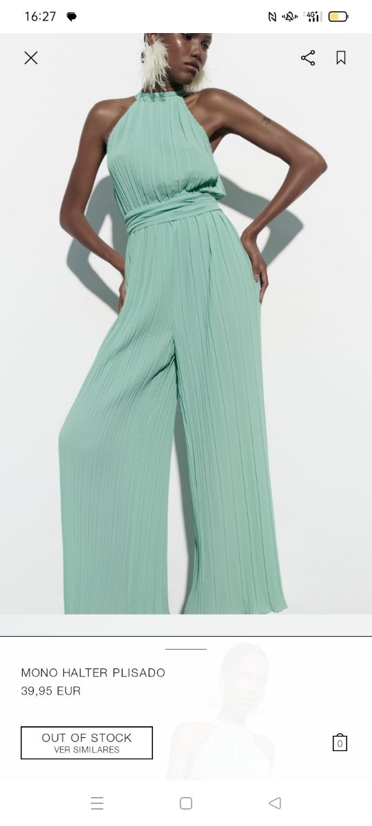 VESTIDO ZARA VOLANTES