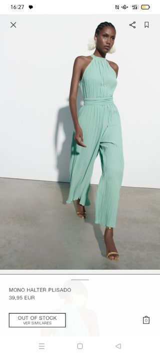 VESTIDO ZARA VOLANTES