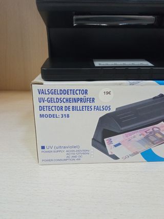 Detector de billetes falsos