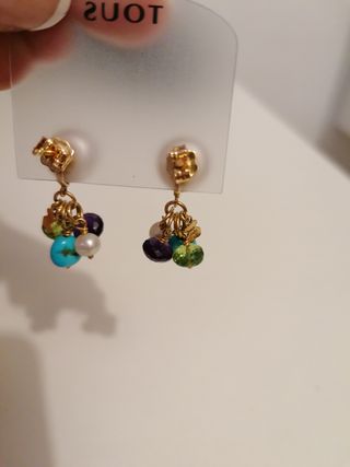 pendientes tous oro