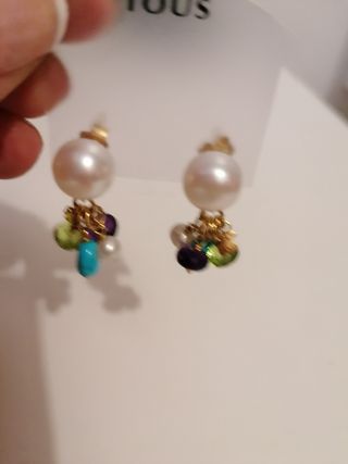pendientes tous oro