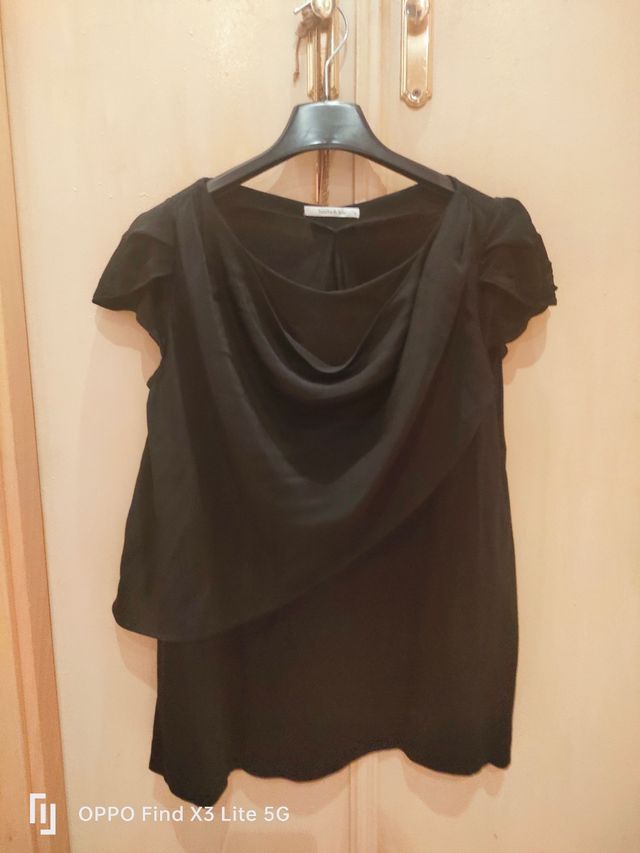 Blusa sin mangas negra Bimba y Lola S