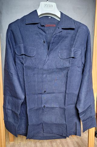 Camicia Lino 100% lino Made in Italy Sabato Russo