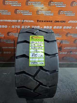 28X 12.5 -15 EURO GRIP (2) maciza con llanta 15874