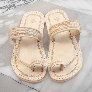 Sandalias de piel color Camel Talla 41 hasta la 44