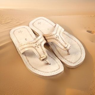 Sandalias de piel color Camel Unisex 37 hasta 44