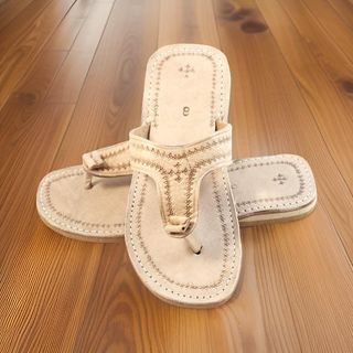 Sandalias de piel color Camel Unisex 37 hasta 44