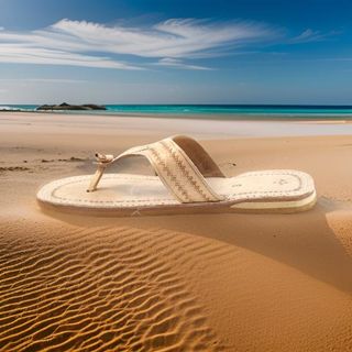 Sandalias de piel color Camel Unisex 37 hasta 44