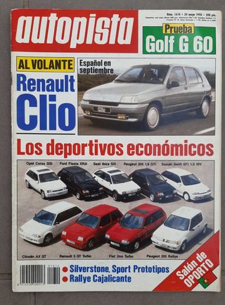 Revistas Renault 5 GT Turbo