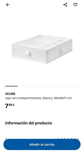 Cajas almacenaje