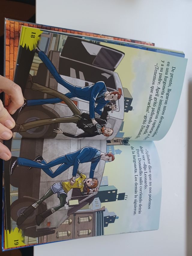 Libro Equipo Verde" Teeenage mutant Tortugas Ninja