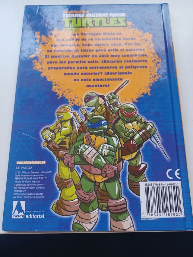 Libro Equipo Verde" Teeenage mutant Tortugas Ninja