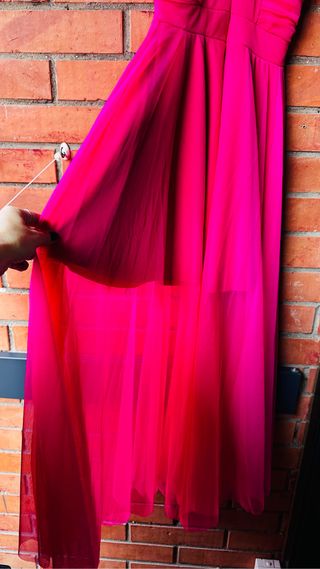 Vestido de fiesta rosa