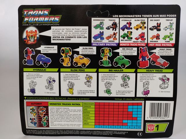 Transformers Micromaster Monster Trucks Patrol