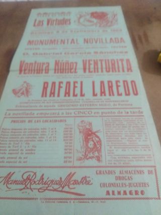 cartel de toros