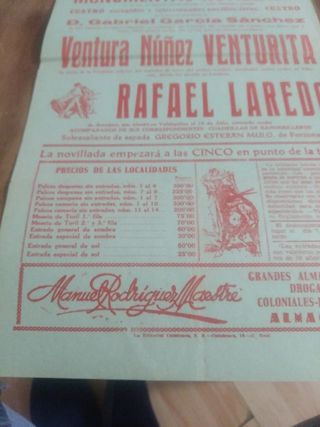 cartel de toros