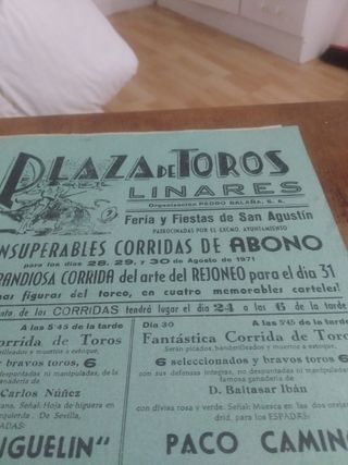 cartel de toros