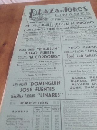 cartel de toros