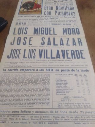 cartel de toros
