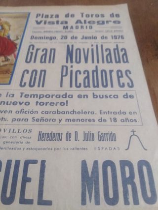 cartel de toros