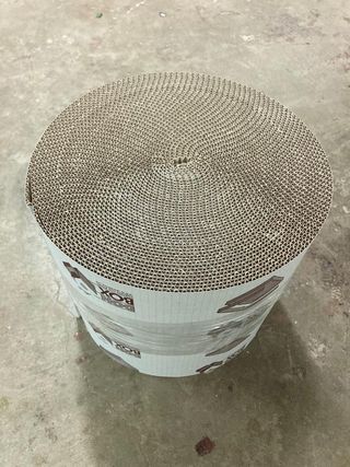 Cartón ondulado en rollo