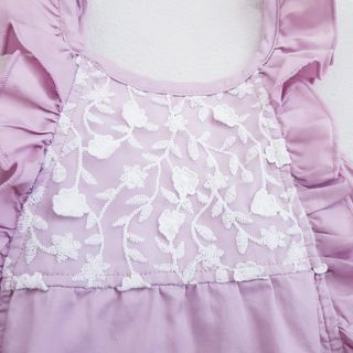 Conjunto blusa lila y legging Camilla mellizas Gem