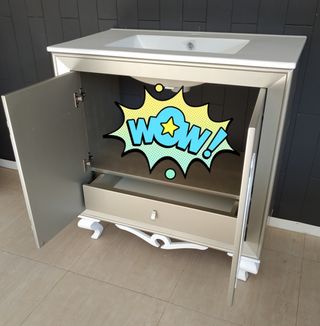 Mueble de baño 80 cms mandala isabelino