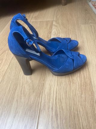 Sandalias de Uterque azules 