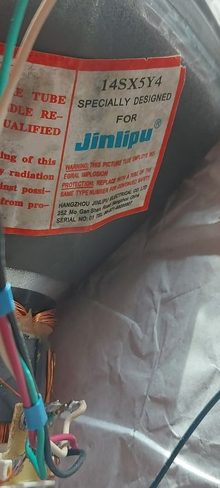 mini tubo de imagen blanco y negro tv 5.5"