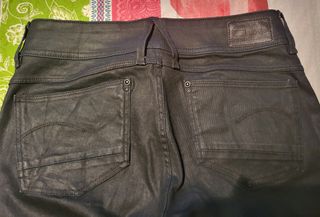 Pantalón Gstar encerado talla 28 (Largo 34)
