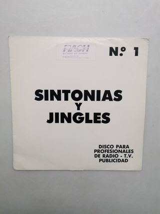 Vinilo Sintonias Y Jingles N.º 1 Radio TV ..