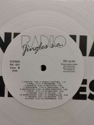 Vinilo Sintonias Y Jingles N.º 1 Radio TV ..