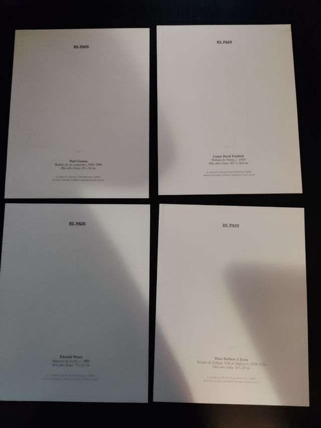 colección de 12 laminas Thyssen