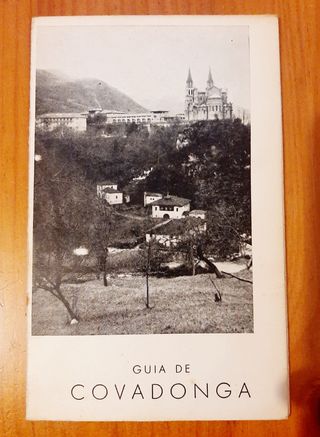 libro antiguo historia covadonga + guia