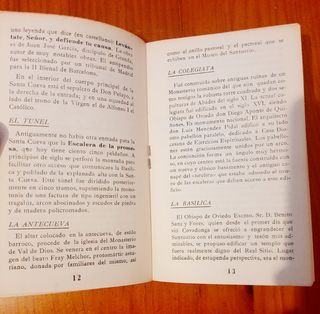 libro antiguo historia covadonga + guia