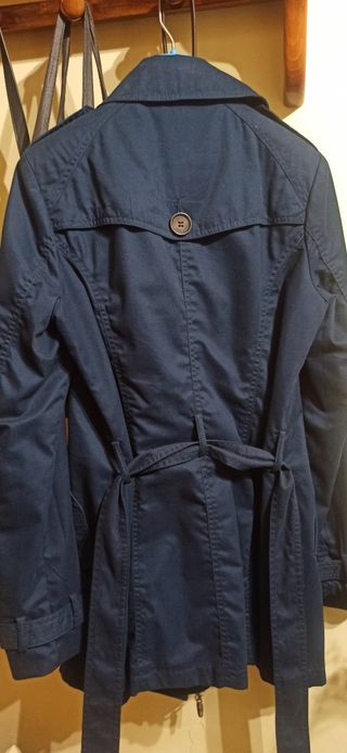 Gabardina azul marino