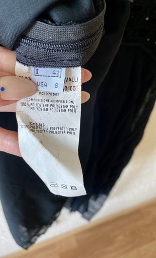 Top/minivestido plisado strass Roberto Cavalli T.S