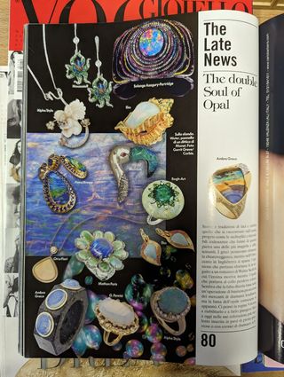 Revistas de joyería Vogue Gioiello